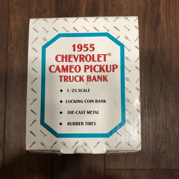 ERTL ACE HARDWARE 1955 CHEVY CAMEO PICKUP BANK Die-Cast Metal NEW Old Stock - Picture 5 of 7